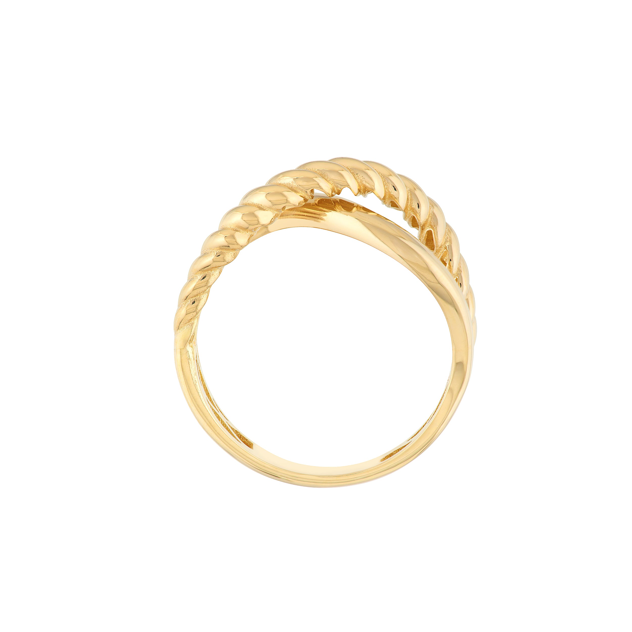 Ribbed Crossover Ring — ALT3