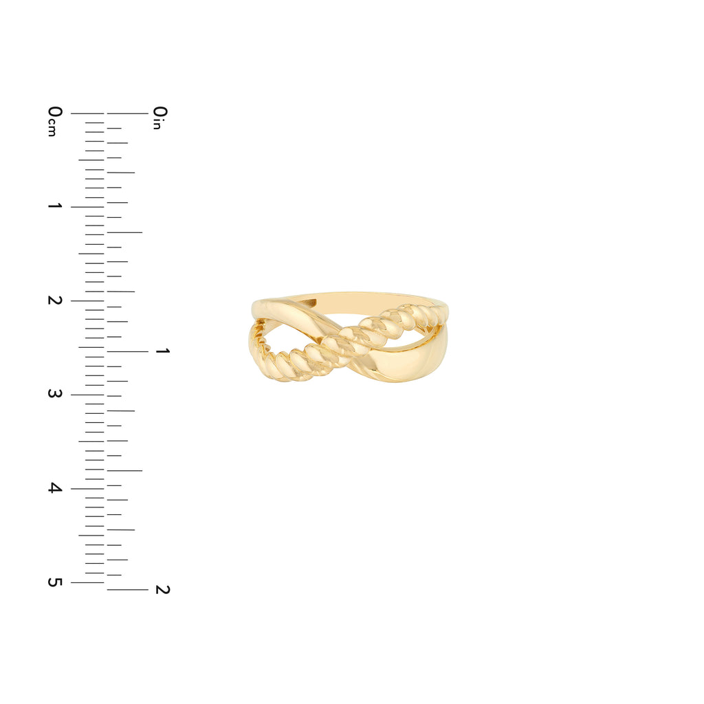 Ribbed Crossover Ring — ALT4