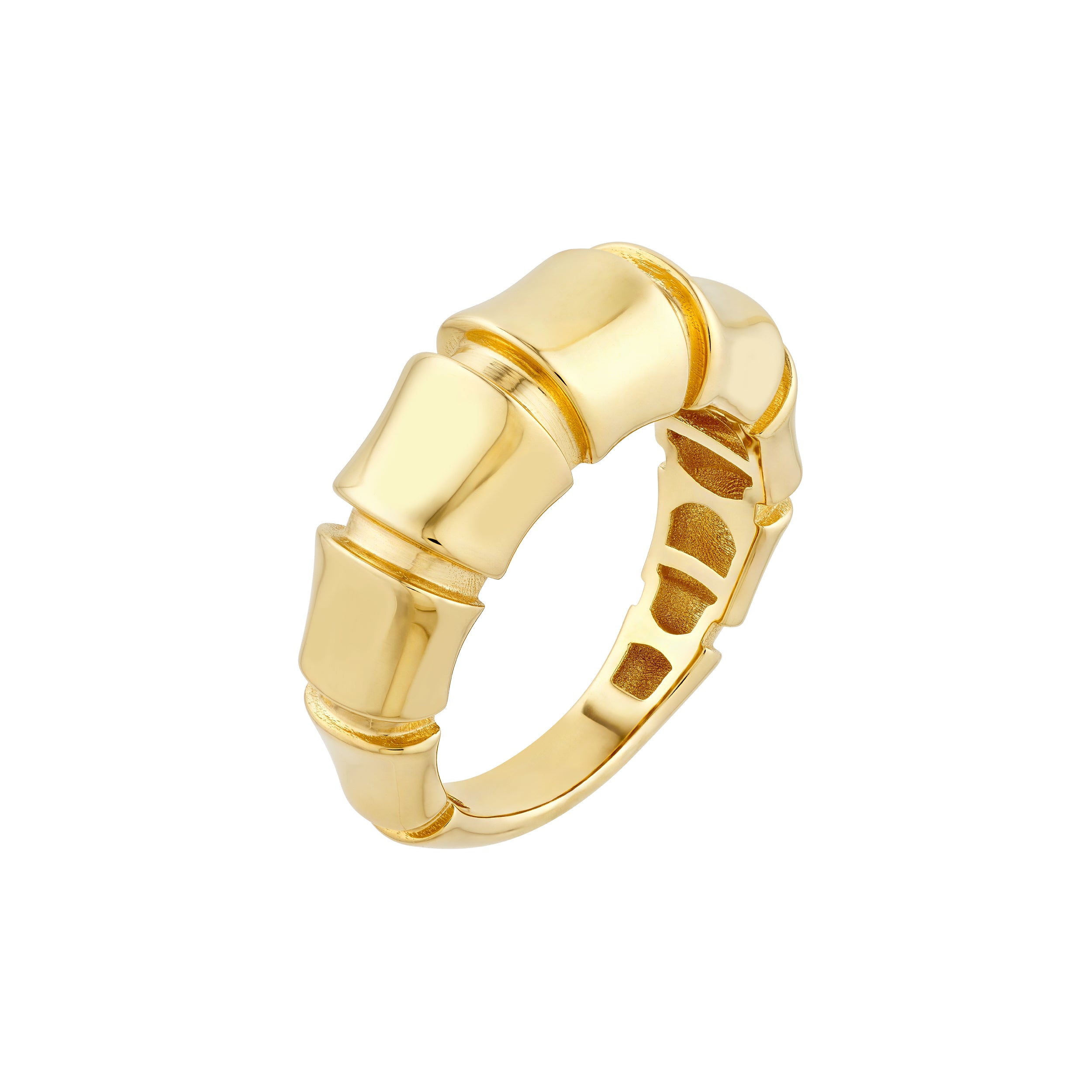 Fluted Polished Ring — ALT1