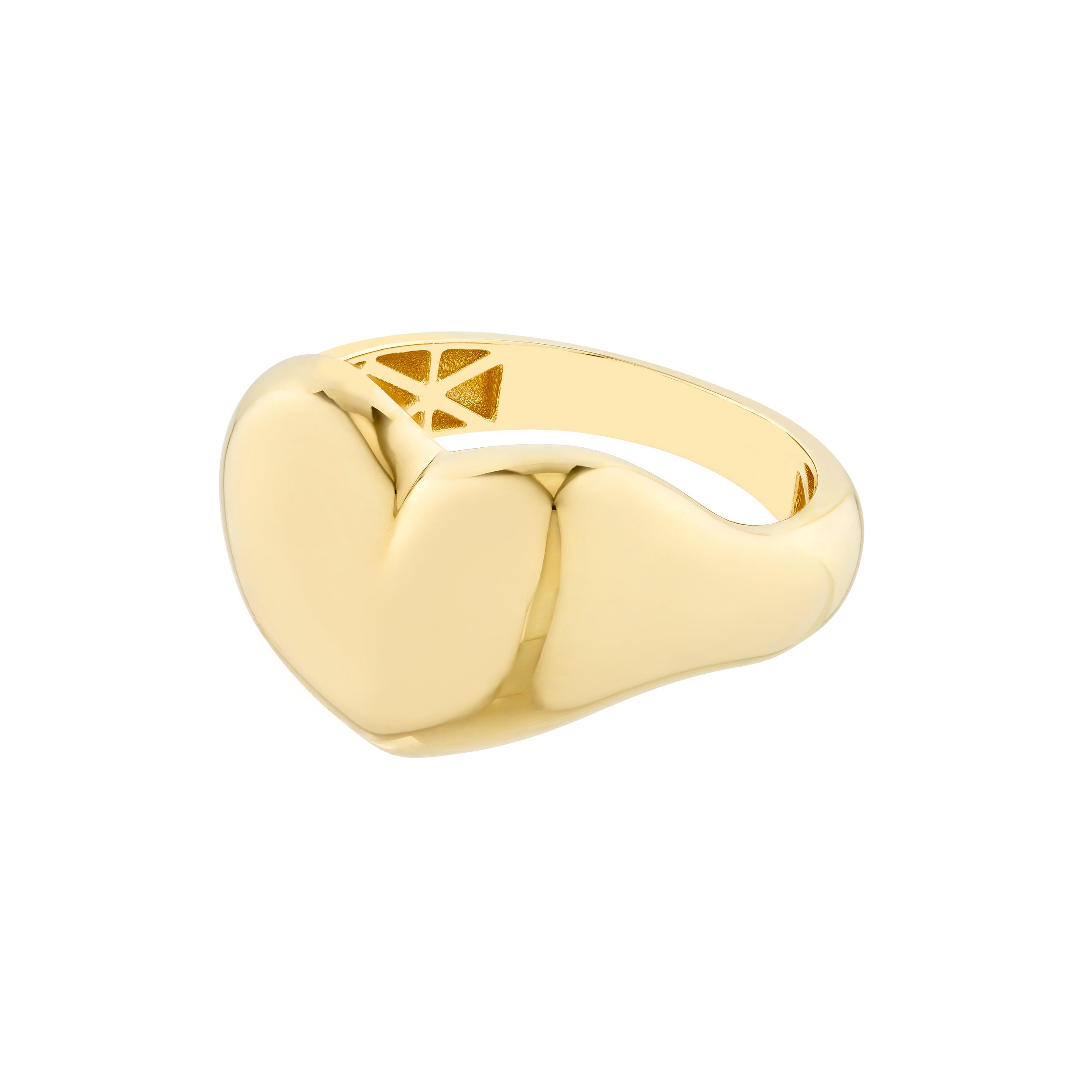 Polished Puffed Heart Ring — ALT2