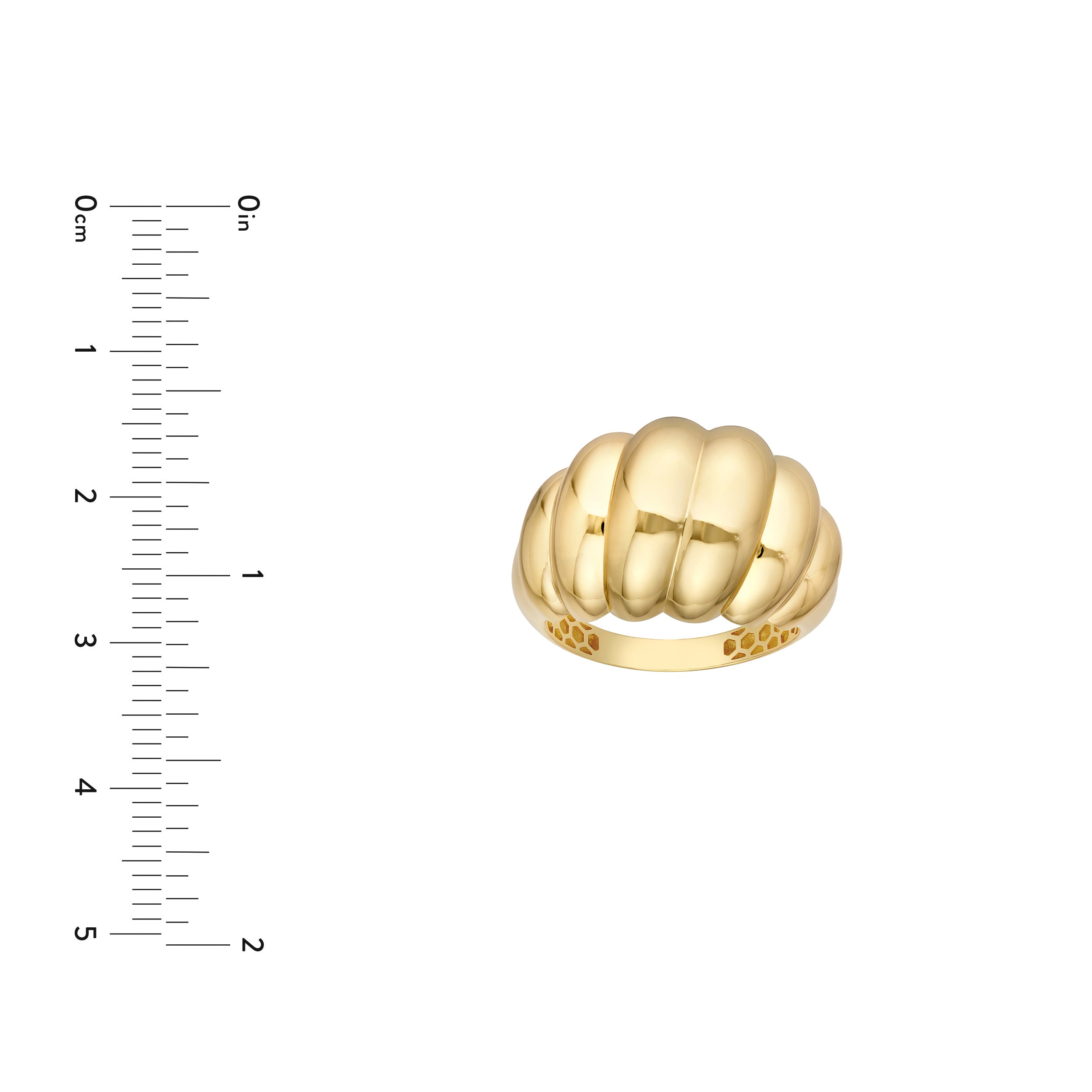 Twisted Polished Dome Ring — ALT3