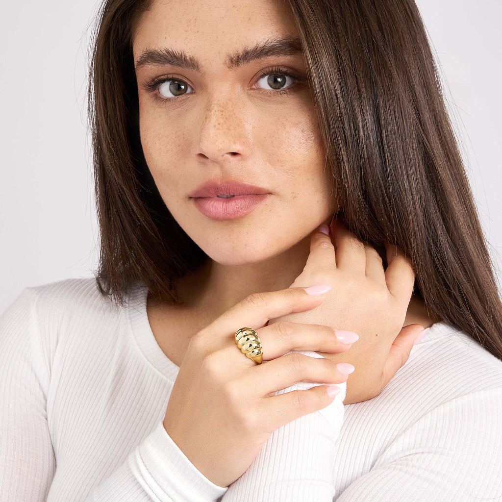 Twisted Polished Dome Ring — MOD1