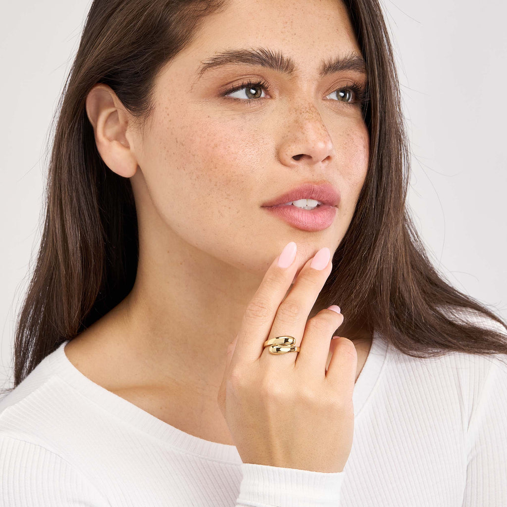 Polished Bypass Ring — MOD1