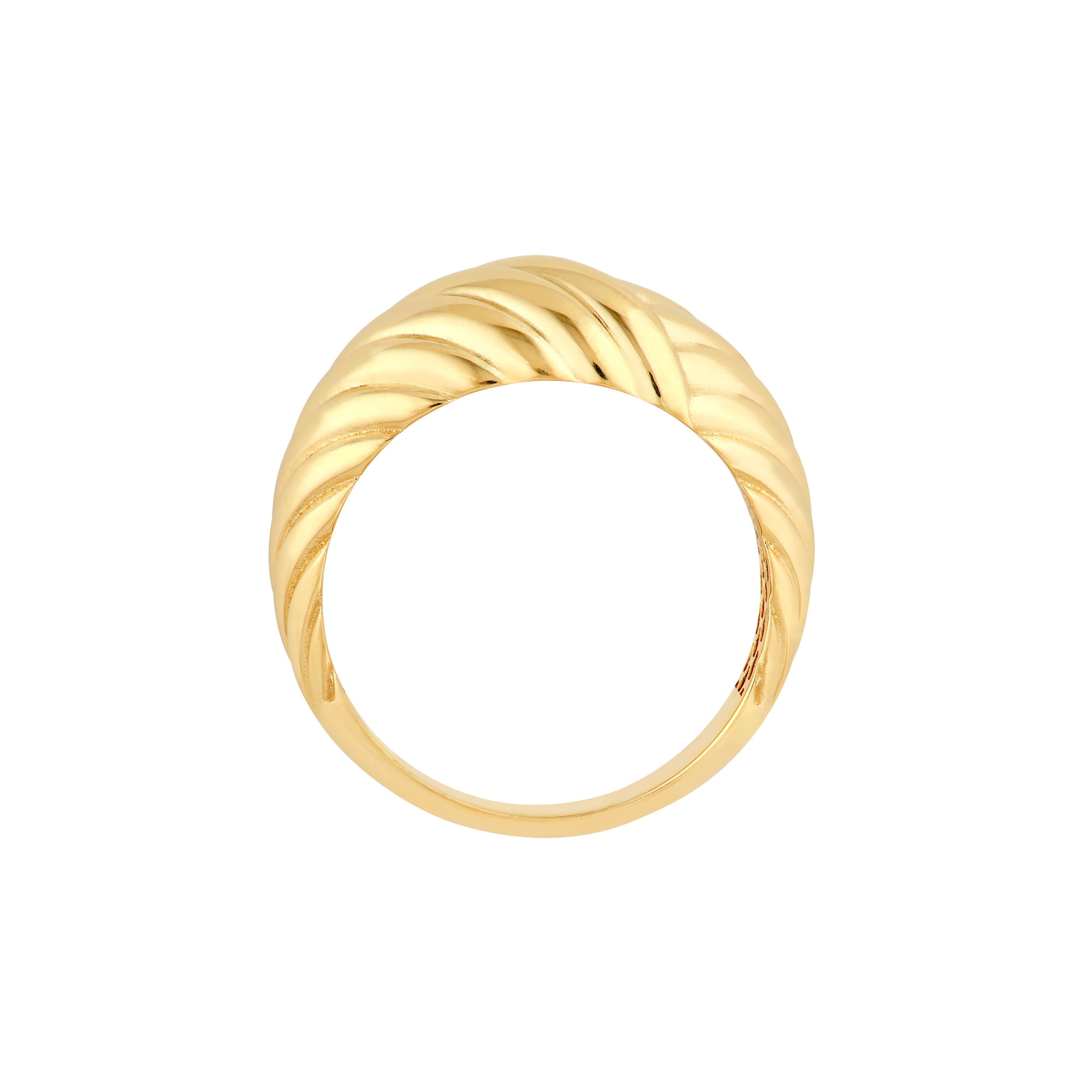 Two-Way Textured Dome Ring — ALT2