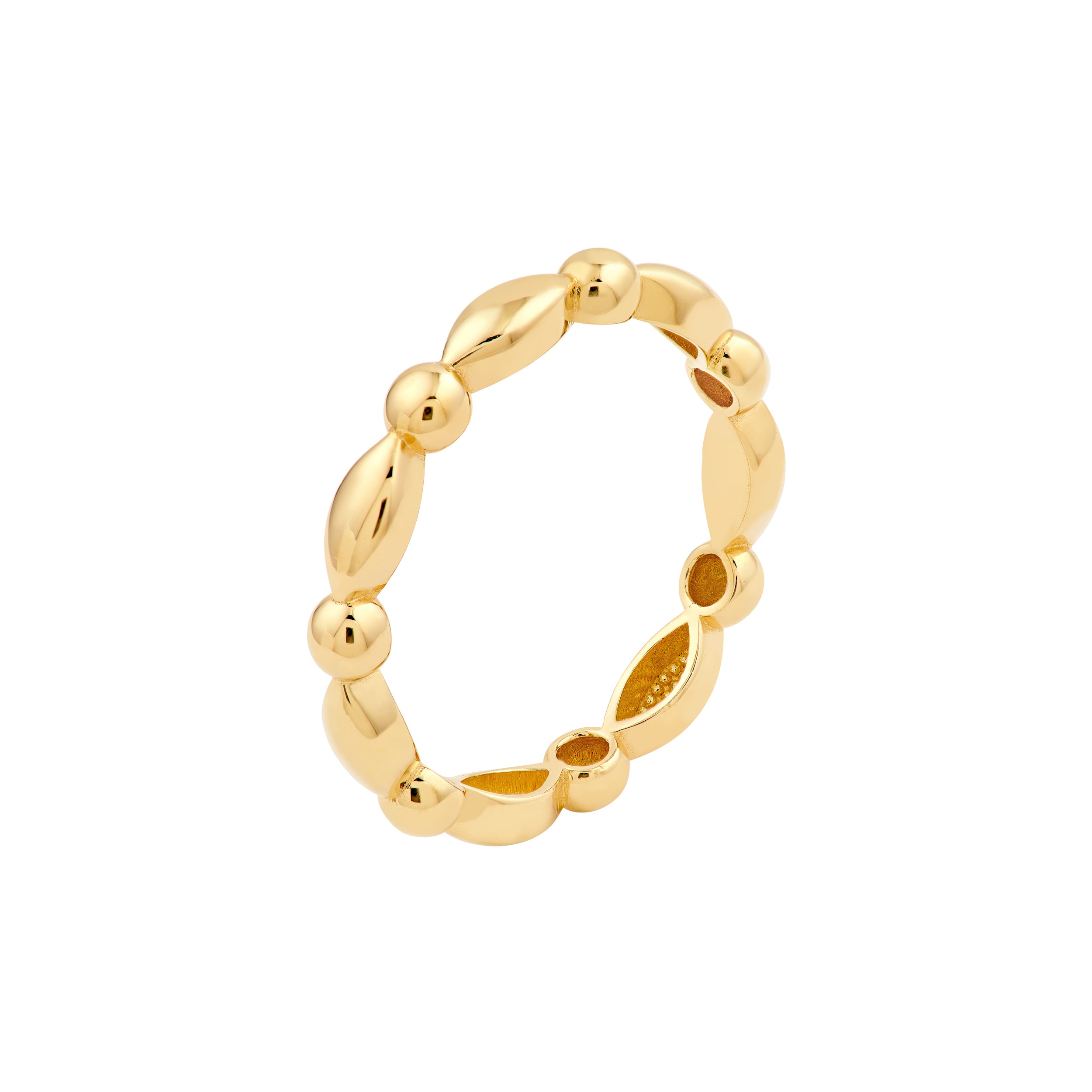 Marquise and Round Bead Band — ALT1