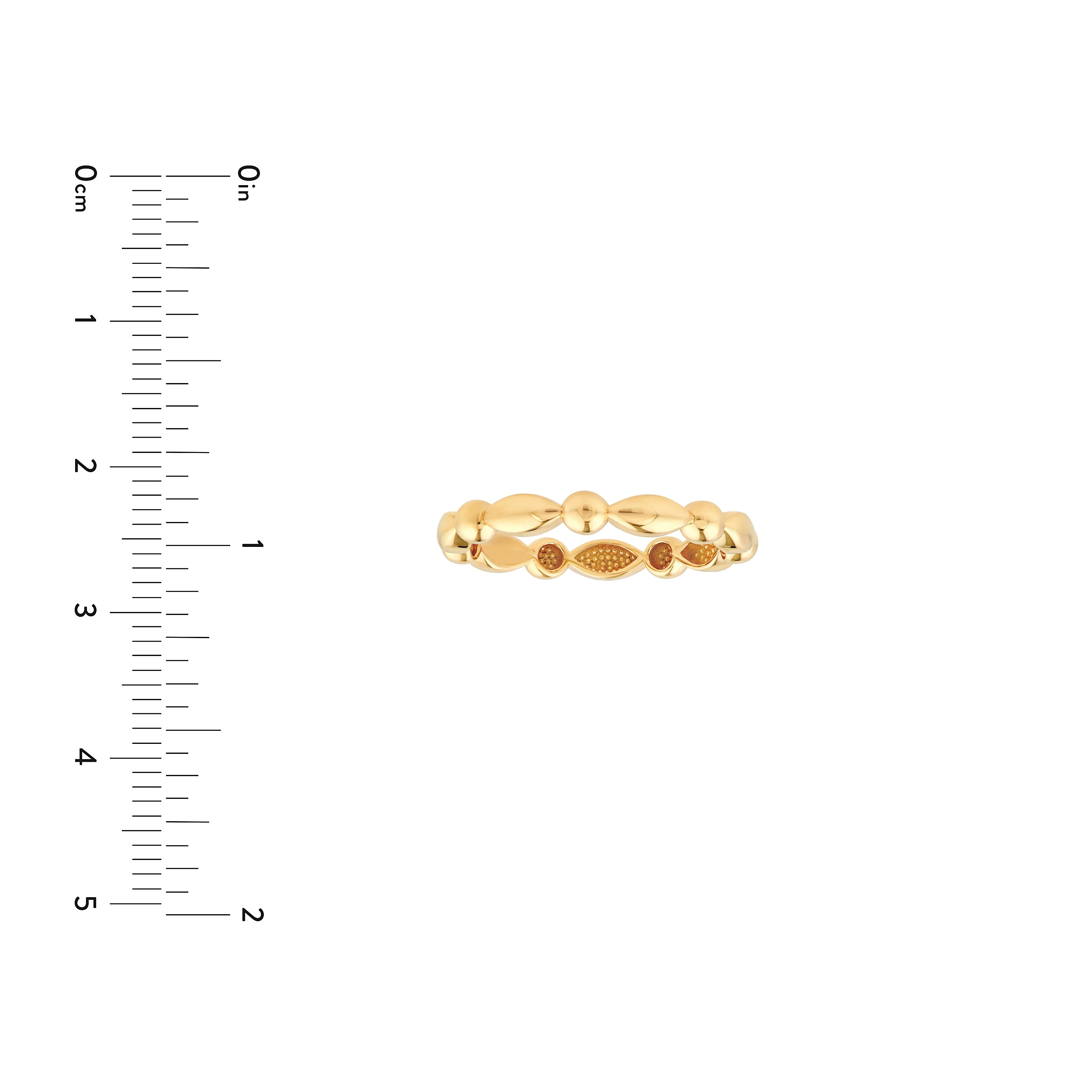 Marquise and Round Bead Band — ALT3