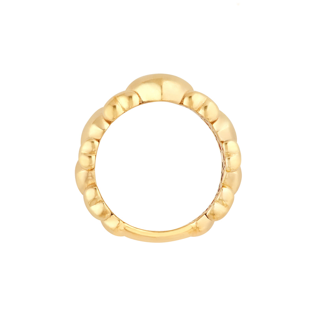 Alternating Puffy Hearts Ring — ALT2
