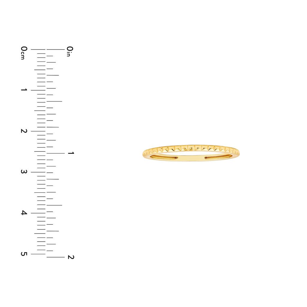 Facet Cut Out Band Ring — ALT3