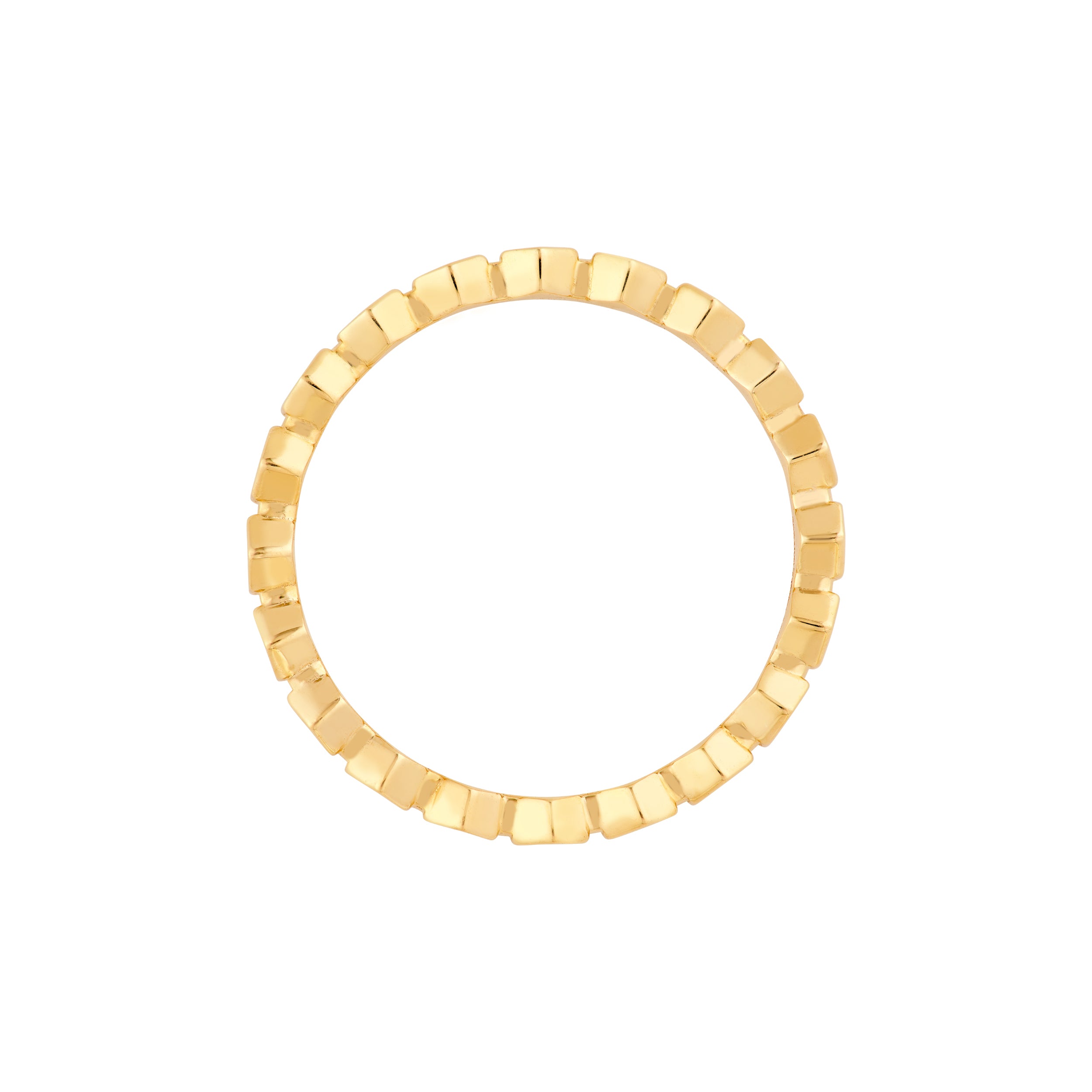 Hexagonal Bead Band Ring — ALT3