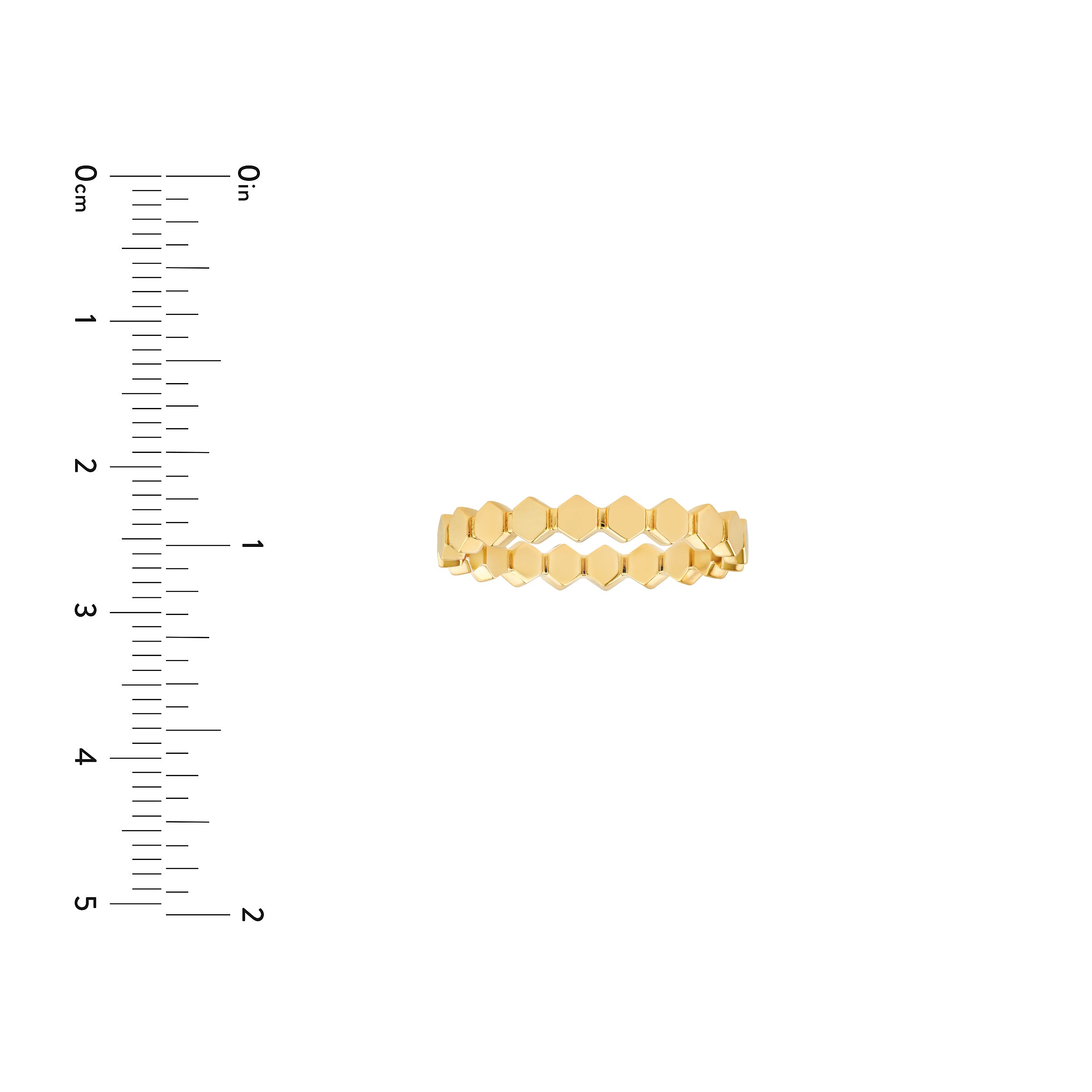 Hexagonal Bead Band Ring — ALT4