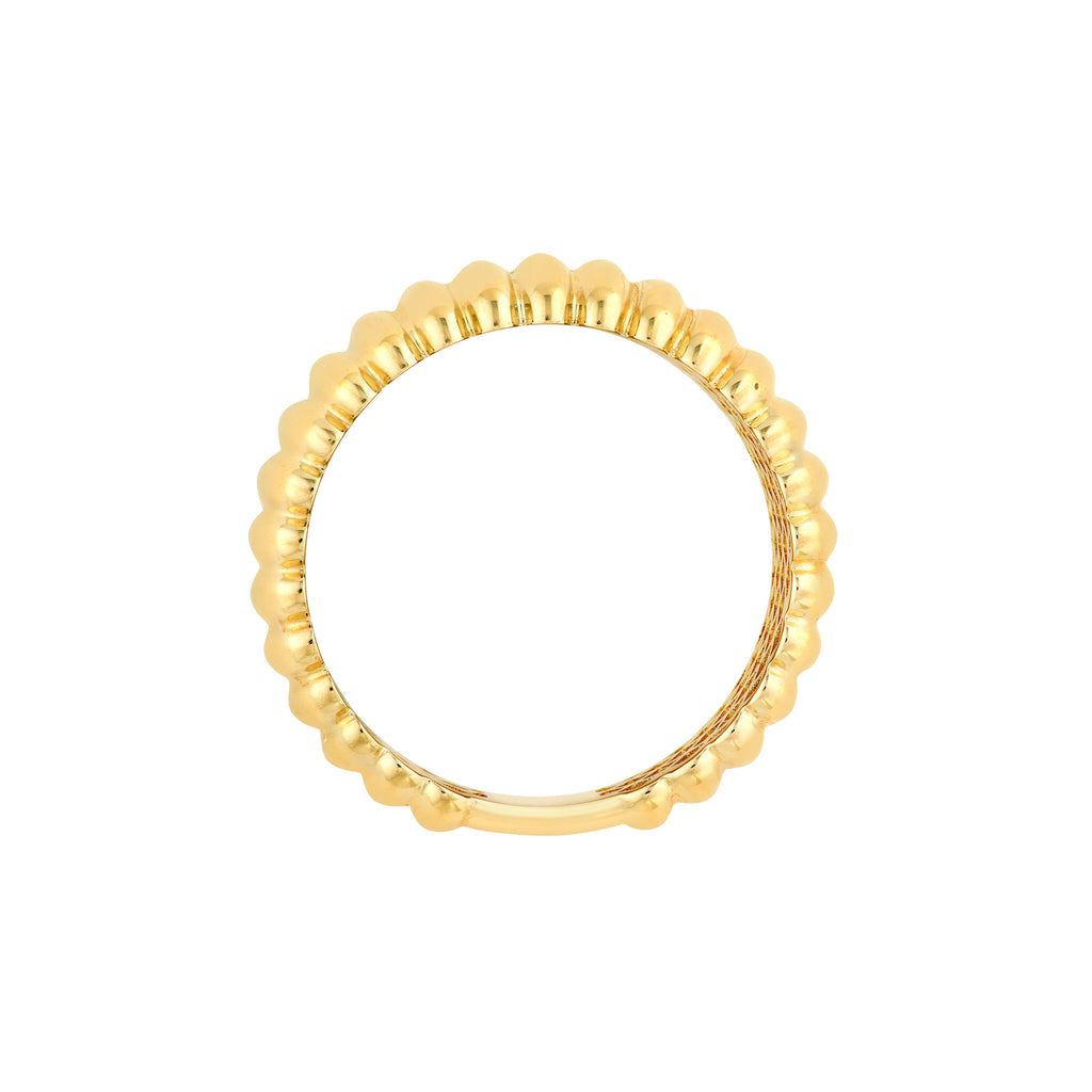 Ribbed Wide Band Ring — ALT2
