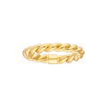 Double Twist Polished Tube Ring
