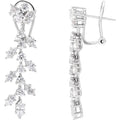14K White 4 1/4 CTW Lab-Grown Diamond Earrings
