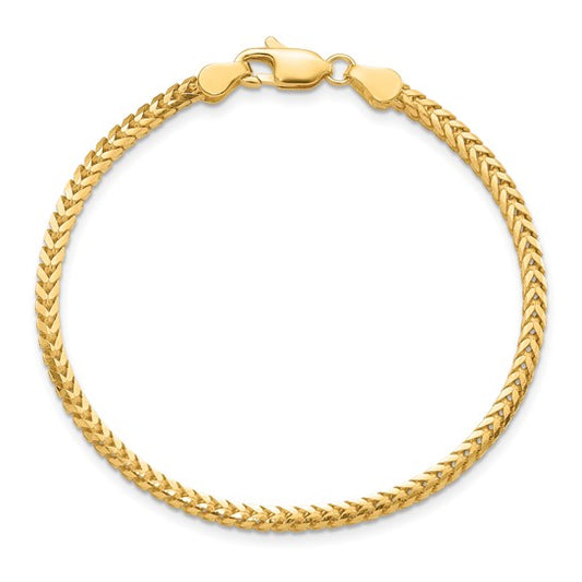 Solid Gold Franco Bracelet/Anklet