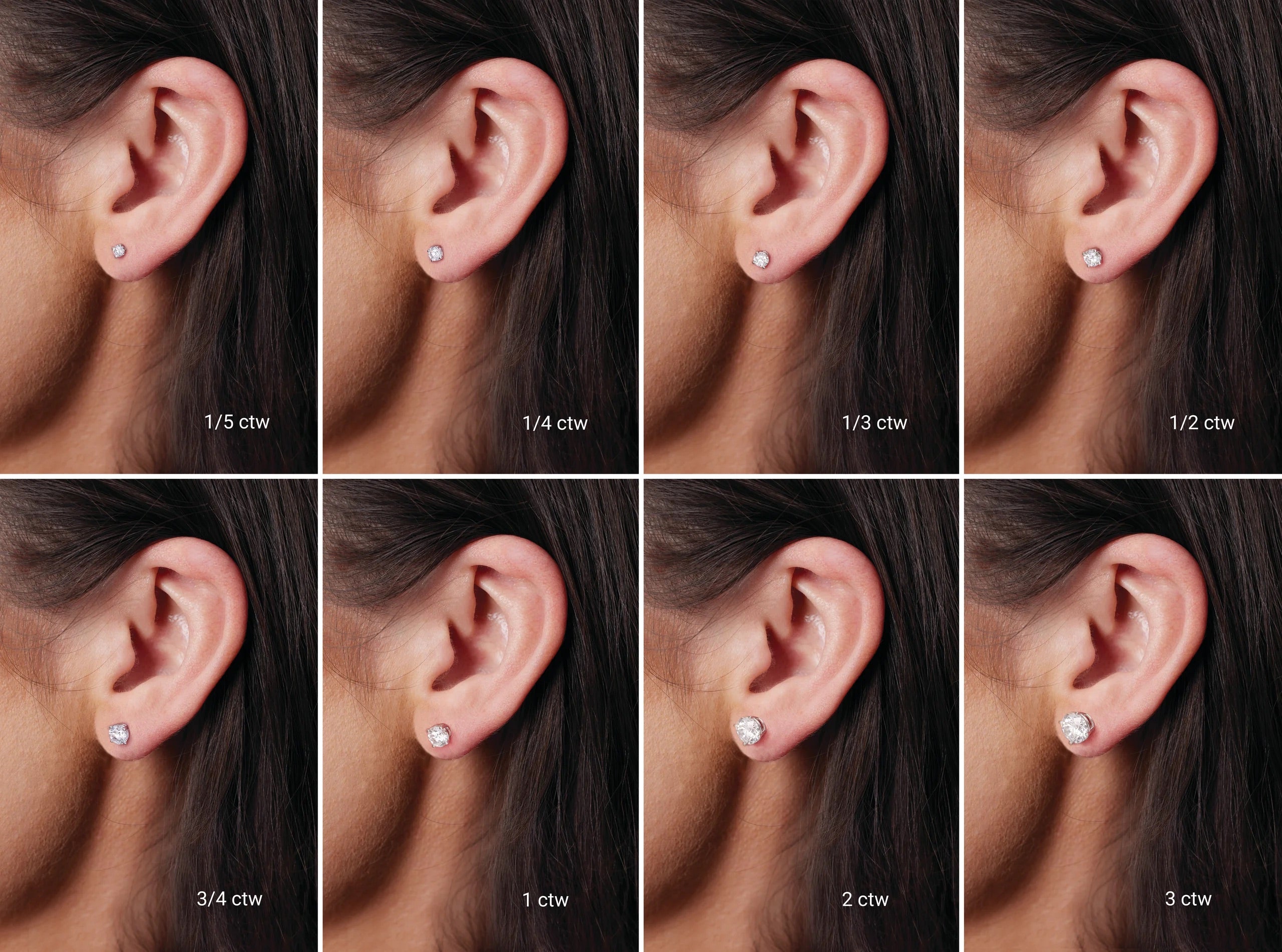 Lab-Grown Diamond Stud Earrings