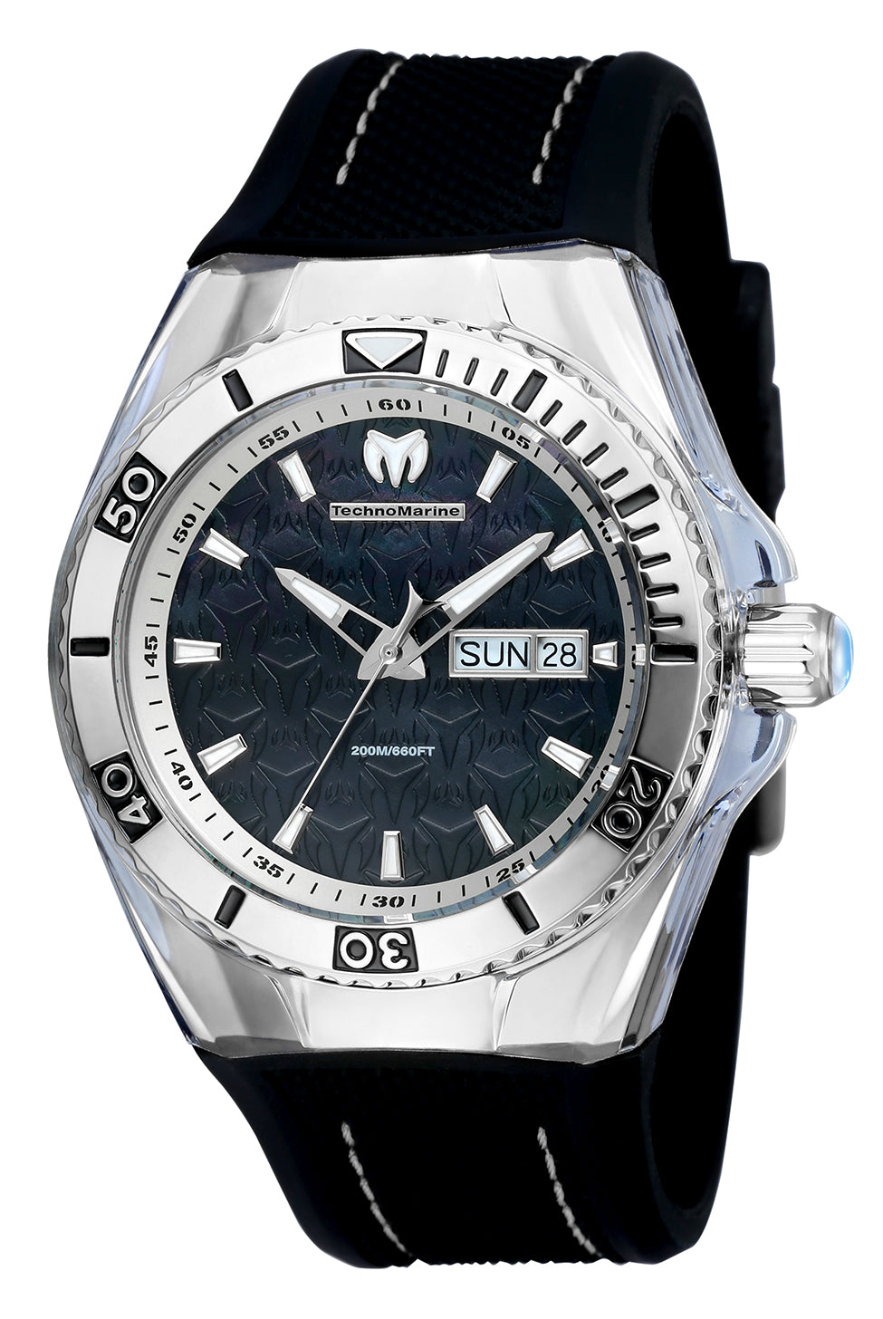 Technomarine Men's TM-115212 Cruise Monogram Quartz Black Dial Watch