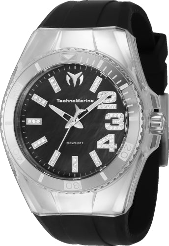 Technomarine Women's TM-121249 Cruise Monogram Quartz Black Dial Watch