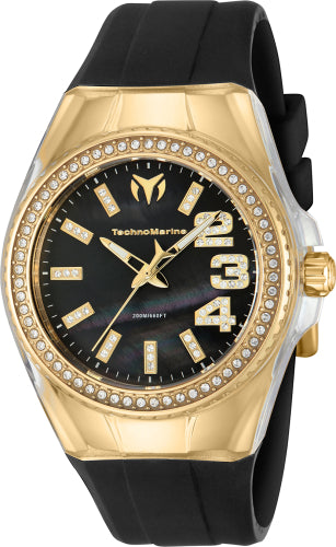 Technomarine Women's TM-121251 Cruise Quartz Black Dial Watch