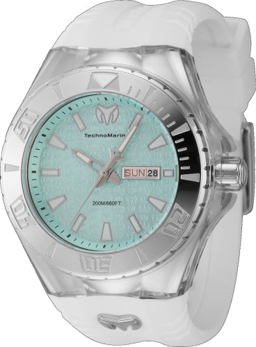 Technomarine Men's TM-122010 Cruise Quartz 3 Hand Turquoise Dial Watch