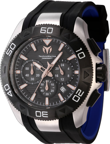 Technomarine Men's TM-622002 UF6 Quartz Chronograph Black