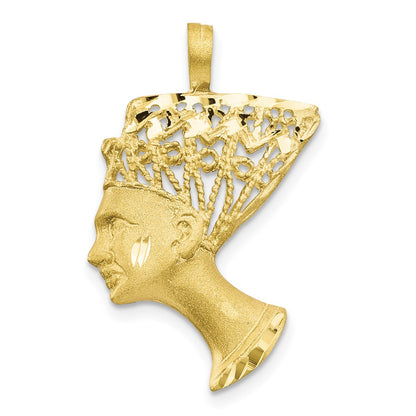 10K Nefertiti Pendant