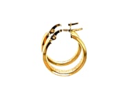 Greek Key Small Hoop Earrings