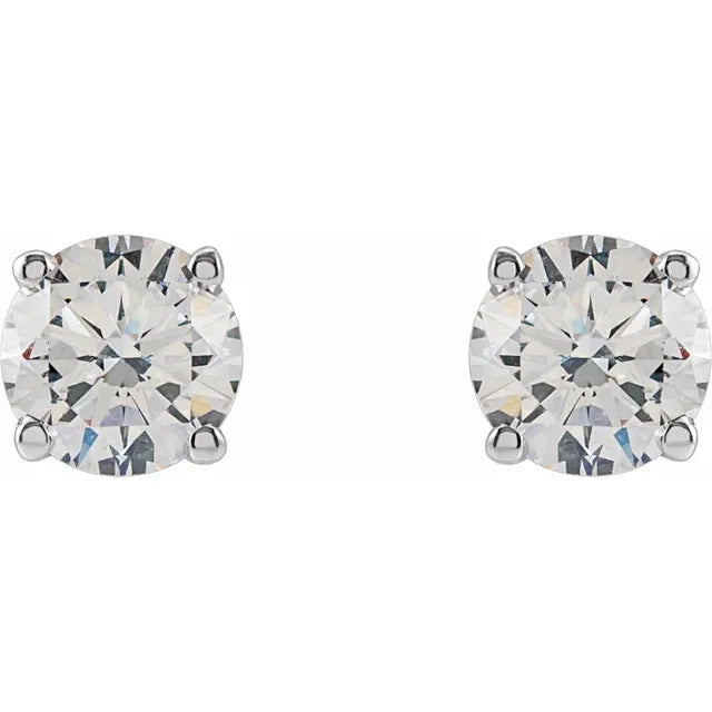 3/4 Carat Diamond Stud Earrings