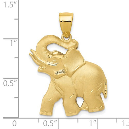 Satin Diamond-Cut Elephant