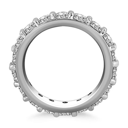Round Cut Diamond Eternity Ring