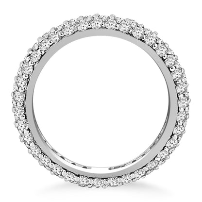 Cupola Round Diamond Eternity Ring