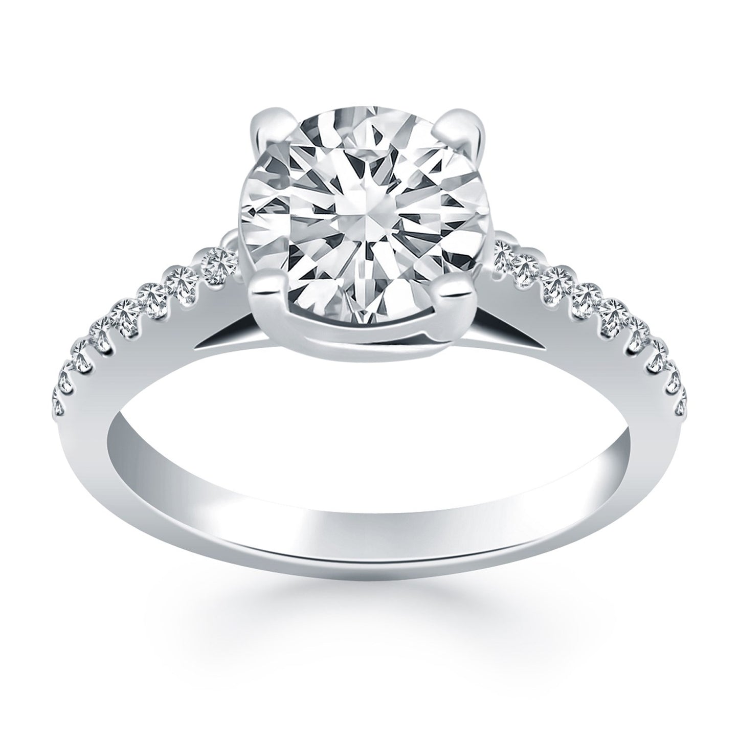 Trellis Diamond Engagement Ring