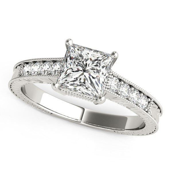 Antique Style Diamond Engagement Ring (1 1/8 cttw)