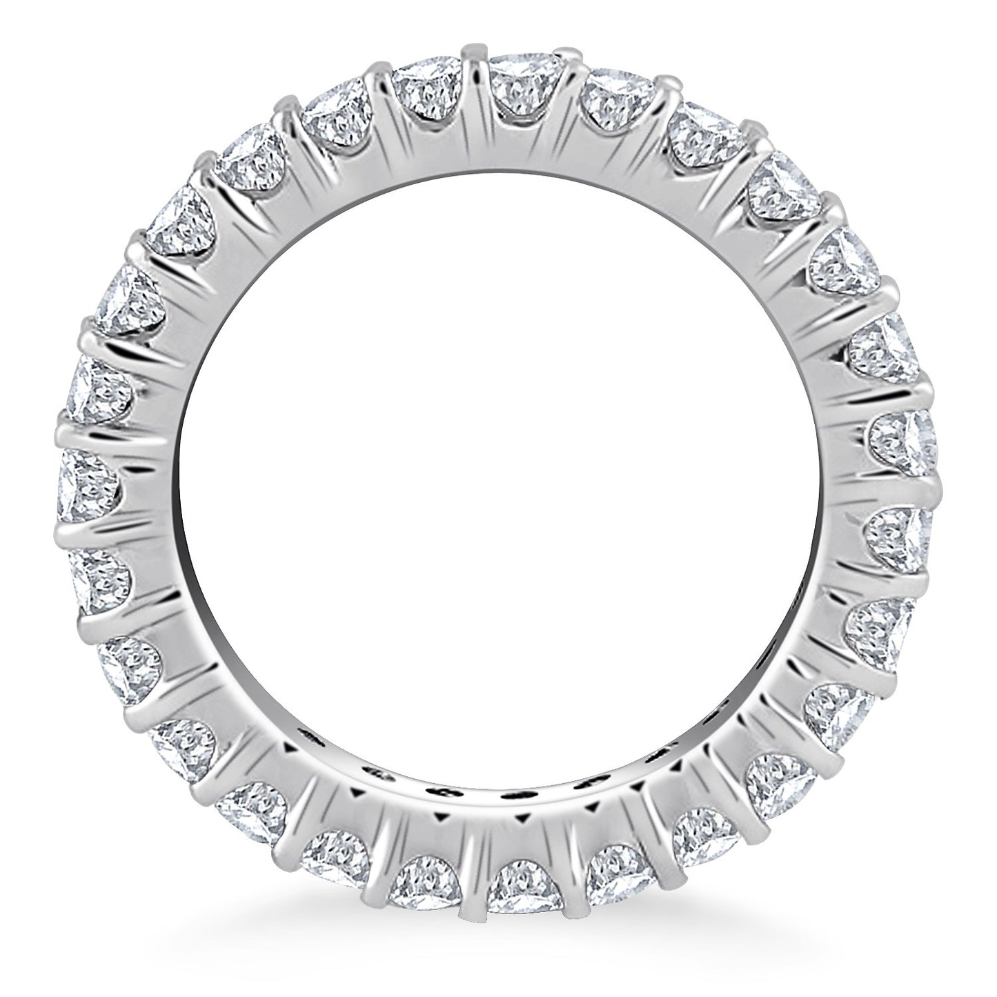 Common Prong Round Diamond Eternity Ring