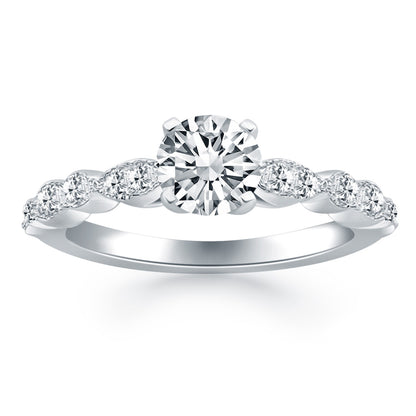 Fancy Shaped Diamond Engagement Ring