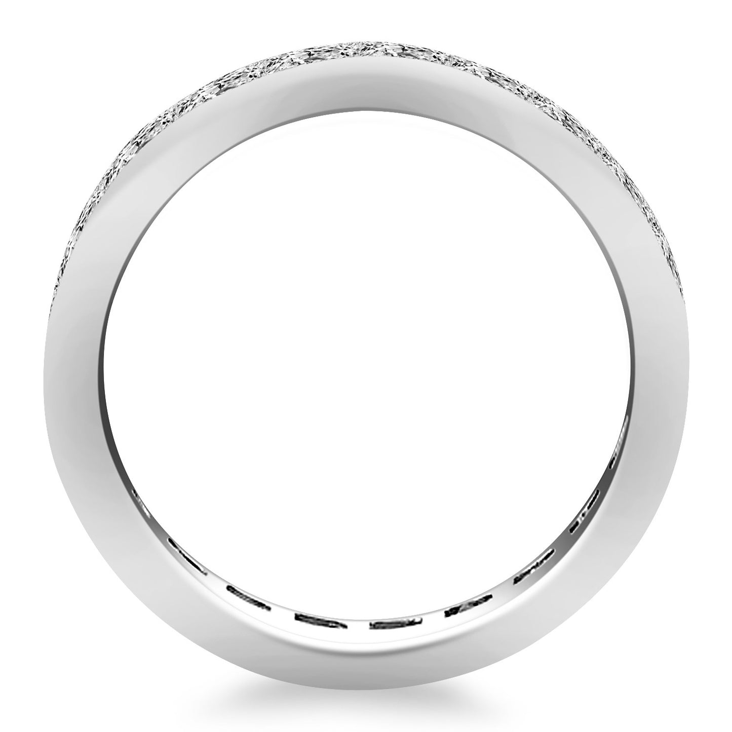 Eternity Ring with Channel Set Princess Cut Diamonds