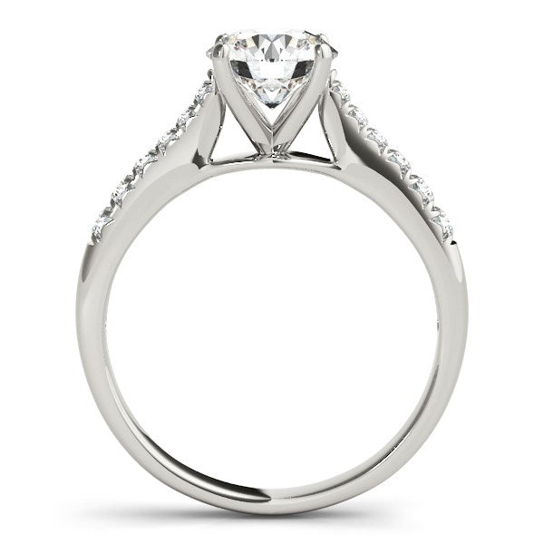 Round Cut Diamond Engagement Ring  (1 5/8 cttw)