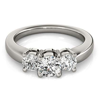 Timeless 3 Stone Round Diamond Engagement Ring (1 cttw)