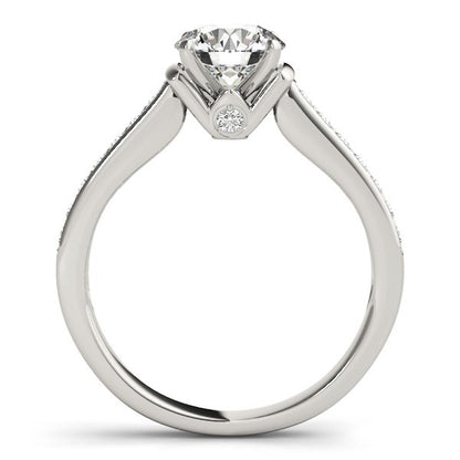 Round Diamond Engagement Ring Band Stones (1 1/8 cttw)