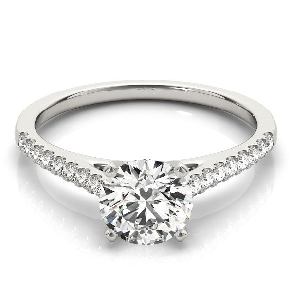 Pronged Round Diamond Engagement Ring (1 5/8 cttw)