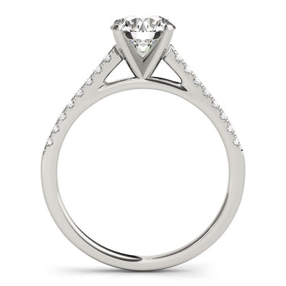 Pronged Round Diamond Engagement Ring (1 5/8 cttw)