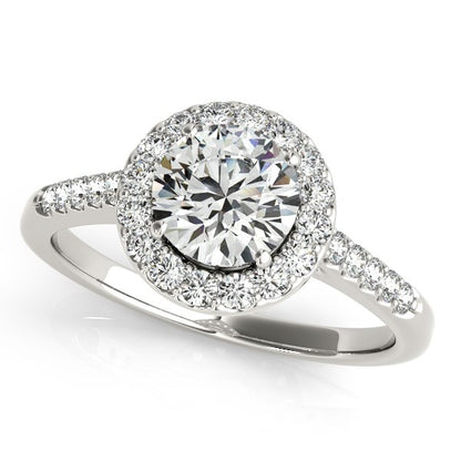 Halo Diamond Engagement Ring (1 3/8 cttw)
