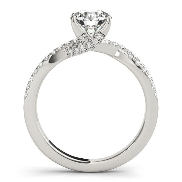 Fancy Prong Split Shank Diamond Engagement Ring (1 1/4 cttw)