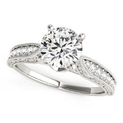Antique Design Diamond Engagement Ring (1 5/8 cttw)