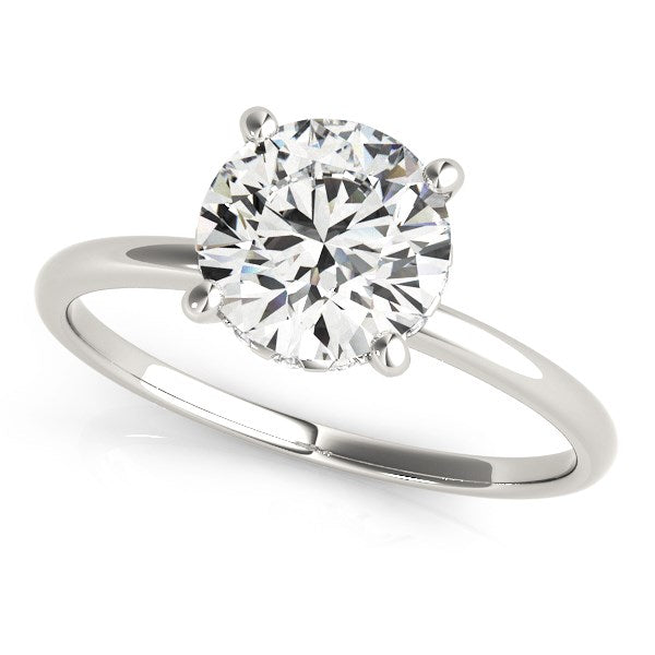 Prong Set Round Diamond Engagement Ring (2 cttw)
