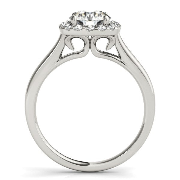 Square Shape Border Diamond Engagement Ring (1 1/3 cttw)