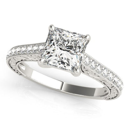 Princess Cut Diamond Engagement Ring (1 1/4 cttw)