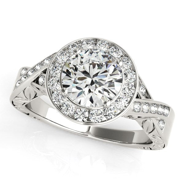 d Engagement Ring in 14k White Gold (1 5/8 cttw)