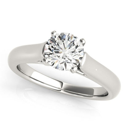 Cathedral Design Solitaire Diamond Engagement Ring (1 cttw)