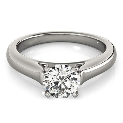 Cathedral Design Solitaire Diamond Engagement Ring (1 cttw)