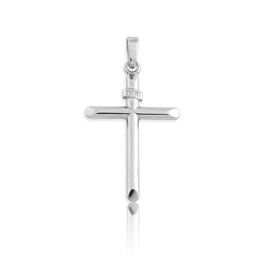 Sterling Silver "INRI" Cross Pendant